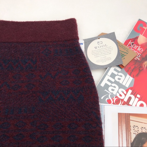 Woolrich Patchwork Sweater Skirt - Picture 4 of 6